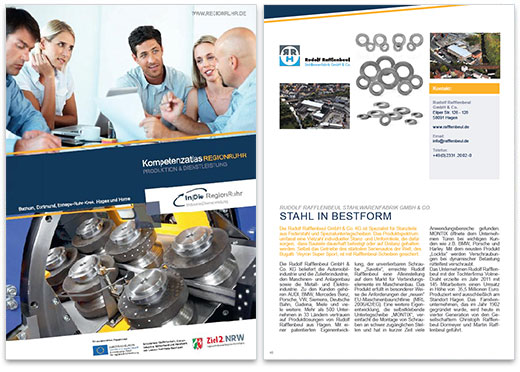 Kompetenzatlas der In|Die RegionRuhr: RUDOLF RAFFLENBEUL STAHLWARENFABRIK GMBH & CO. - Stahl in Bestform