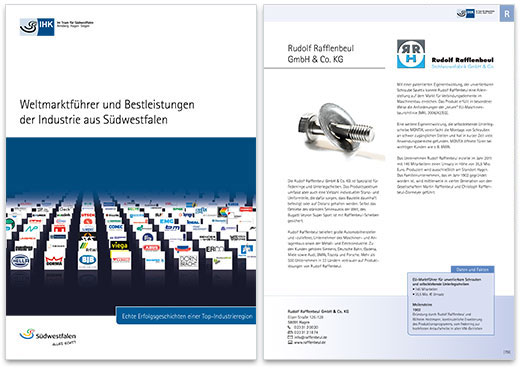 Weltmarktführer und Bestleistungen der Industrie aus Südwestfalen